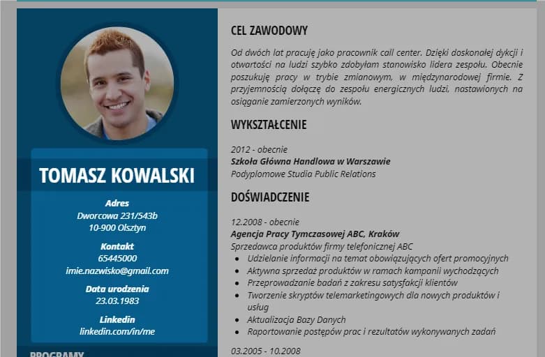 Jak napisać CV do pierwszej pracy bez doświadczenia i z sukcesem